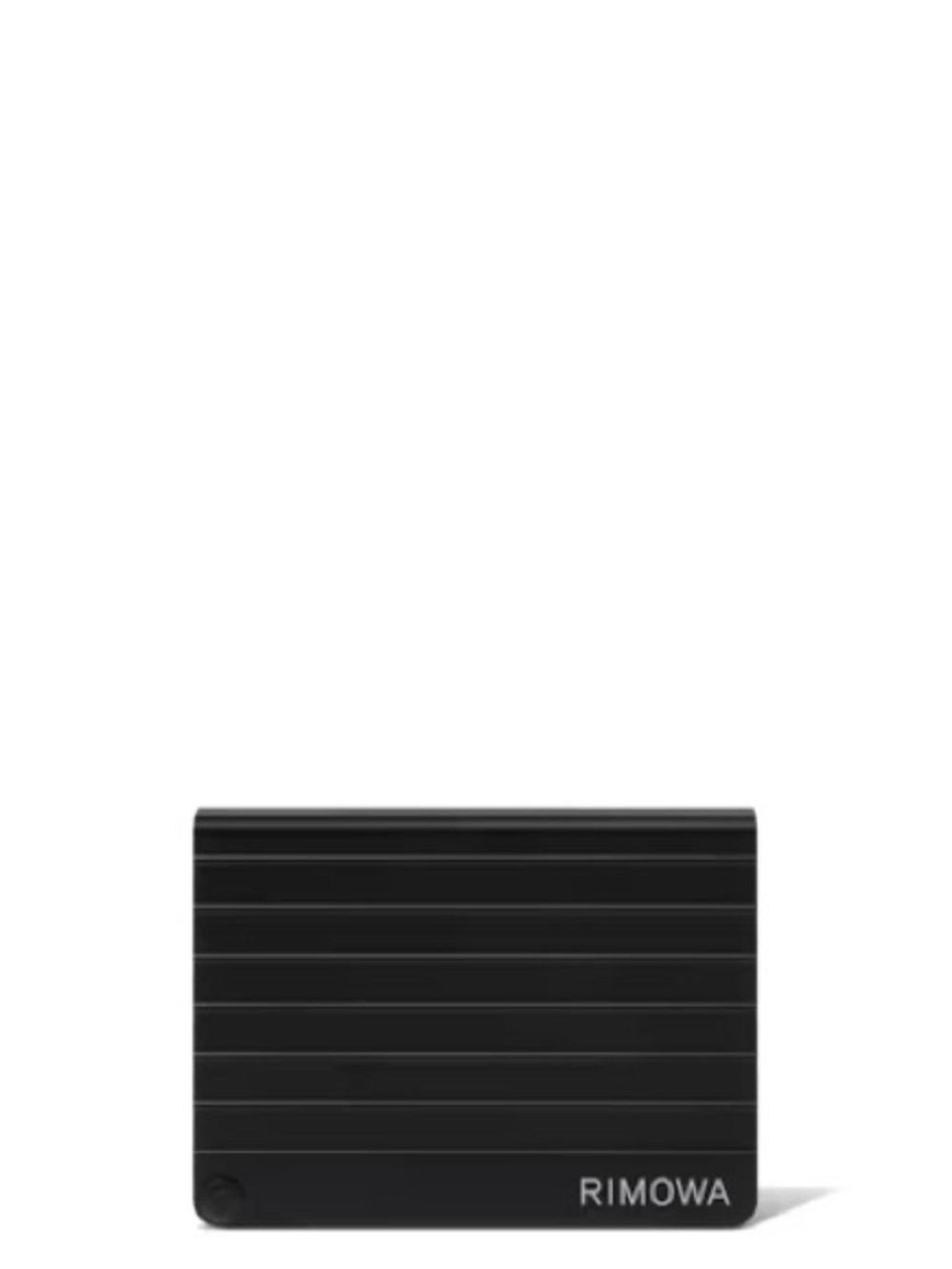 RIMOWA Aluminum Card Holder in black